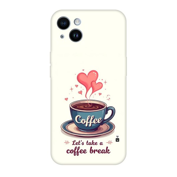 Love Coffee Break Back Case for iPhone 14